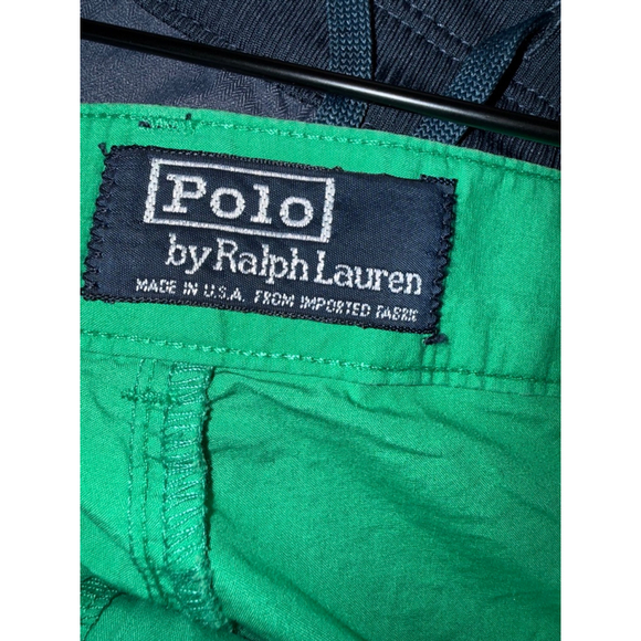 Men's Polo Ralph Lauren Pleated Golf Shorts size 38 Green 1990’s Vintage Y2K - Picture 8 of 10